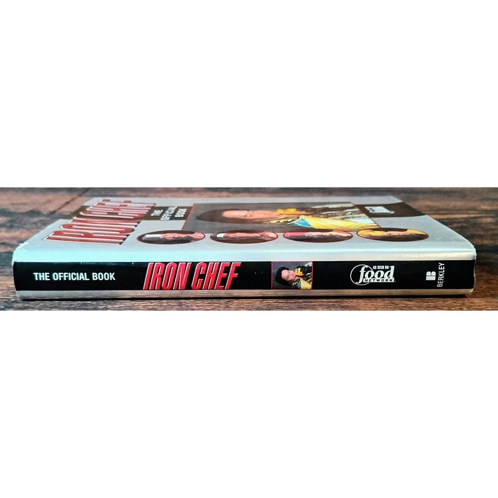 Iron Chef The Official Book Hardcover 2001 Food Network Morimoto Sakai Kaga